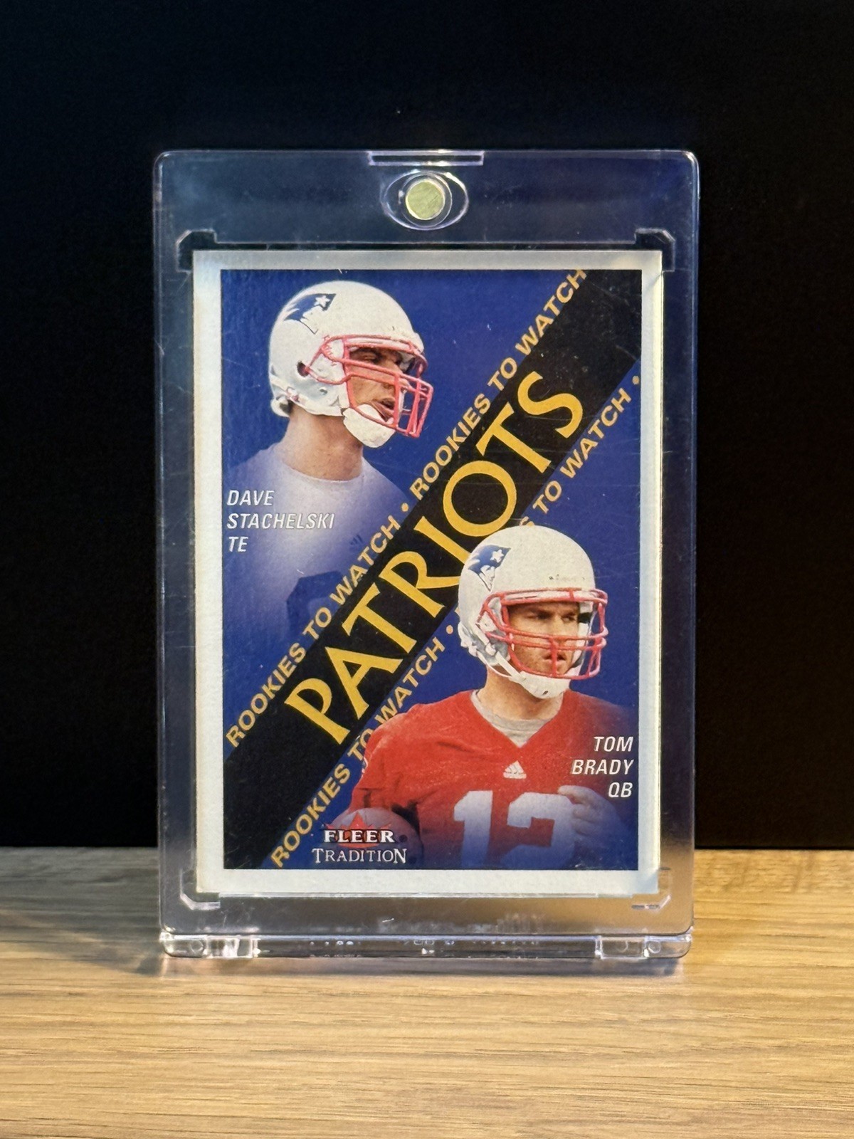 2000 Fleer Tradition - Tom Brady / Dave Stachelski - Rookies to Watch #352 (RC)