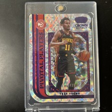 2021-22 Panini Crown Royale - Pivotal Players Trae Young #4 Asia Red