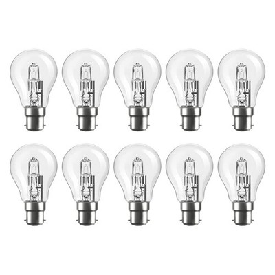 Modee B22 Halogen Lampe A55 52W 815lm 2700K Warmweiß Dimmbar 10 Stück