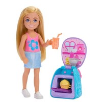 Mattel JBF46 - Barbie - Family & Friends - Club Chelsea - Puppe + Backrucksack