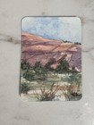 Snow Canyon 7/13 Hand Painted Watercolor On Paper. Jennifer Gubler ACEO — photo 3