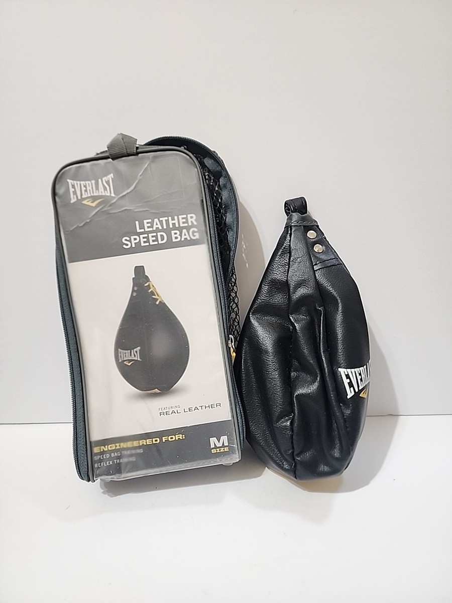 Everlast 4241 Leather Boxing Speed Bag - Black for sale online | eBay