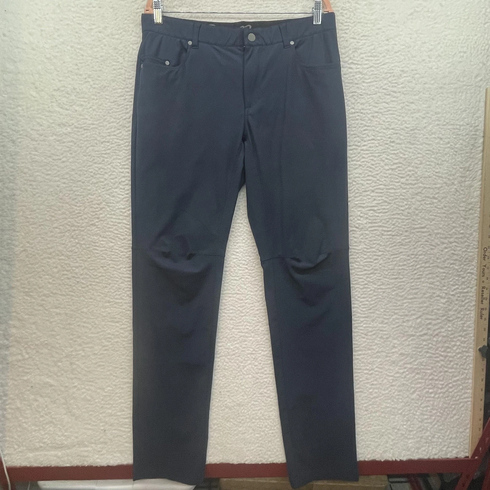 Eddie Bauer Pants Mens 36x34 Blue Performance 5 Pocket Travel Lightweight Golf