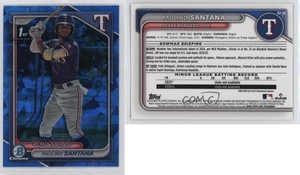 2024 Bowman Chrome Sapphire Edition Prospects Paulino Santana #BCP-245