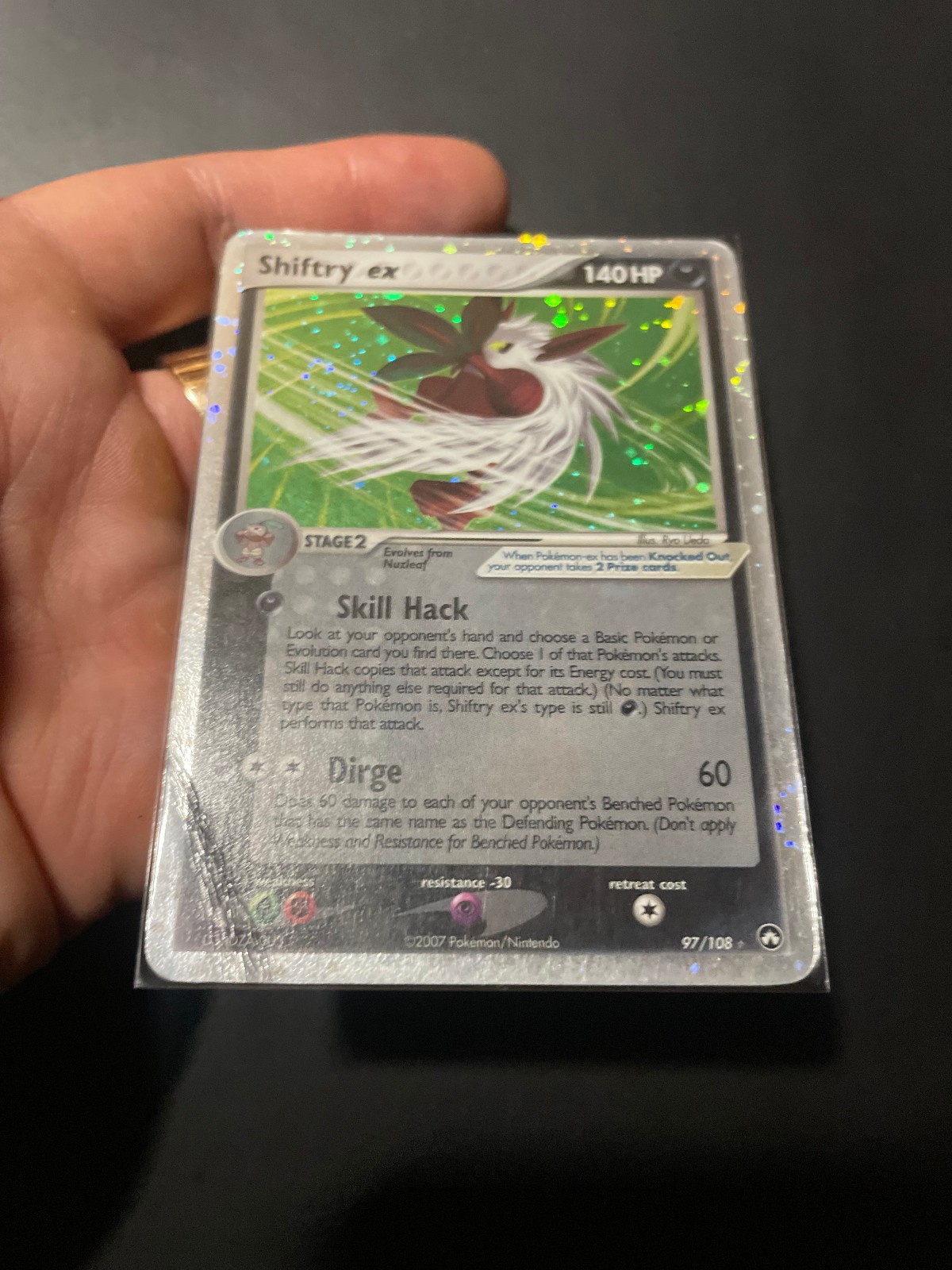 Shiftry ex 97/108 Holo Rare Power Keepers