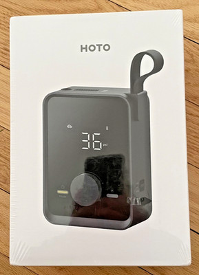 HOTO Air Pump Pro Portable Rechargable Electric Tire Inflator - Brand New Sealed