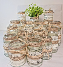15 X Rustic Jars For Wedding Centrepieces. Ideal for garden party shabby chic