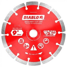 Diablo by Freud DMADS0900 9 in. Diamond Segmented Cut-Off Discs for Masonry Mult