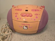 Vintage Emerson Radio Hello Kitty Boombox For Parts Not Working Read description