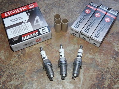 3x BRISK P1 Iridium Spark Plugs fit: Vw Volkswagen Polo - 1.0/1.2 - 1999 to 2014