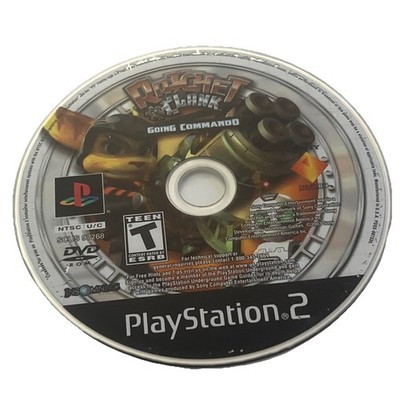 Ratchet and Clank-Going Commando (Sony PlayStation 2, 2004) Disc Only Resurfaced