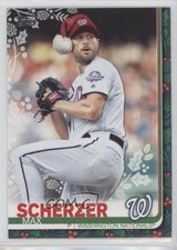 2019 Topps Holiday WalMart Mega Box SP Variation Max Scherzer (Santa Hat) 2o7