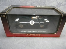 1/32 AUTOART 6 1955 JAGUAR D-TYPE LEMANS WINNER BRITISH GREEN SLOTCAR-VERY RARE