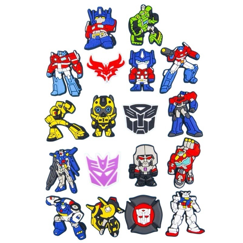 Transformers  Croc Shoe Charms Set of 18