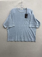 Buck Mason Indigo Dipped Yuma 90s Boxy Pocket T Shirt Size XL Short Sleeve New 