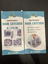 100 PCs Disposable Shower Drain Cover Hair Catcher Shower Drain Mesh