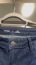 Old Navy High-Rise Super Skinny Jeans Blue Denim Women Size 10 Regular