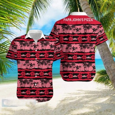 Papa John s Pizza Special Tropical Hawaiian Shirt For Men And Women Gift