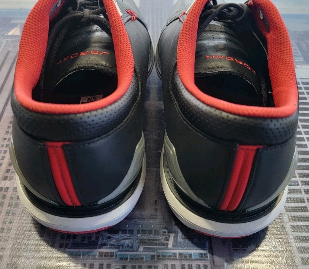 Nike Jordan ADG 5 Golf Bred Black/Fire Red Mens Size 9.5 Wide