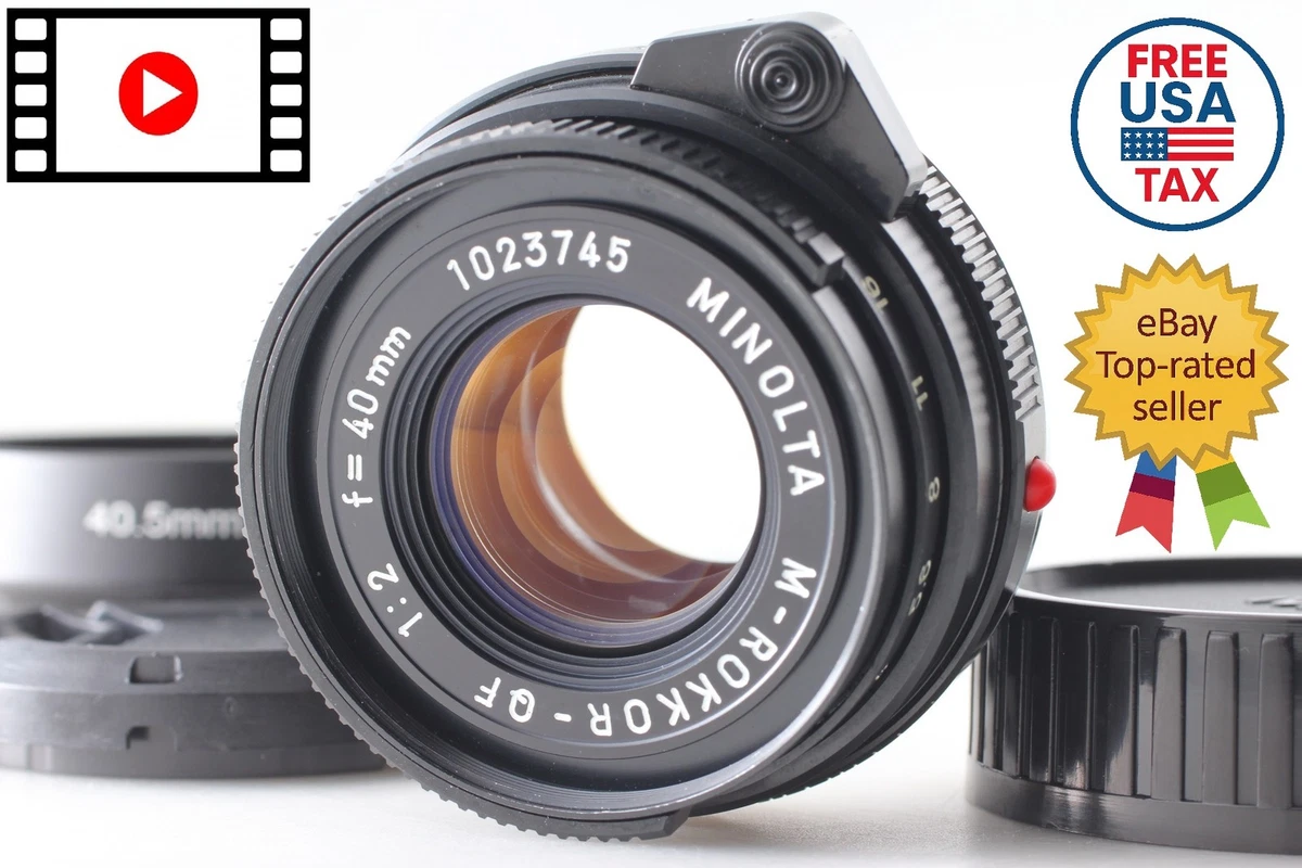 Minolta f/2 Camera Lenses 40mm Focal for sale | eBay