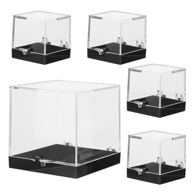 5 Pcs Rock Display Organizer Countertop Storage Box Coin Case