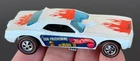 Vintage Hot Wheels Redline 1971 White Enamel Snake II HK - All Original! Great!