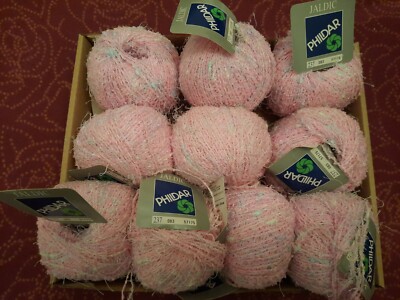 Wolle Phildar von Jaldic, 500g, rosa meliert, Baumwollmix, 10 Knäuel