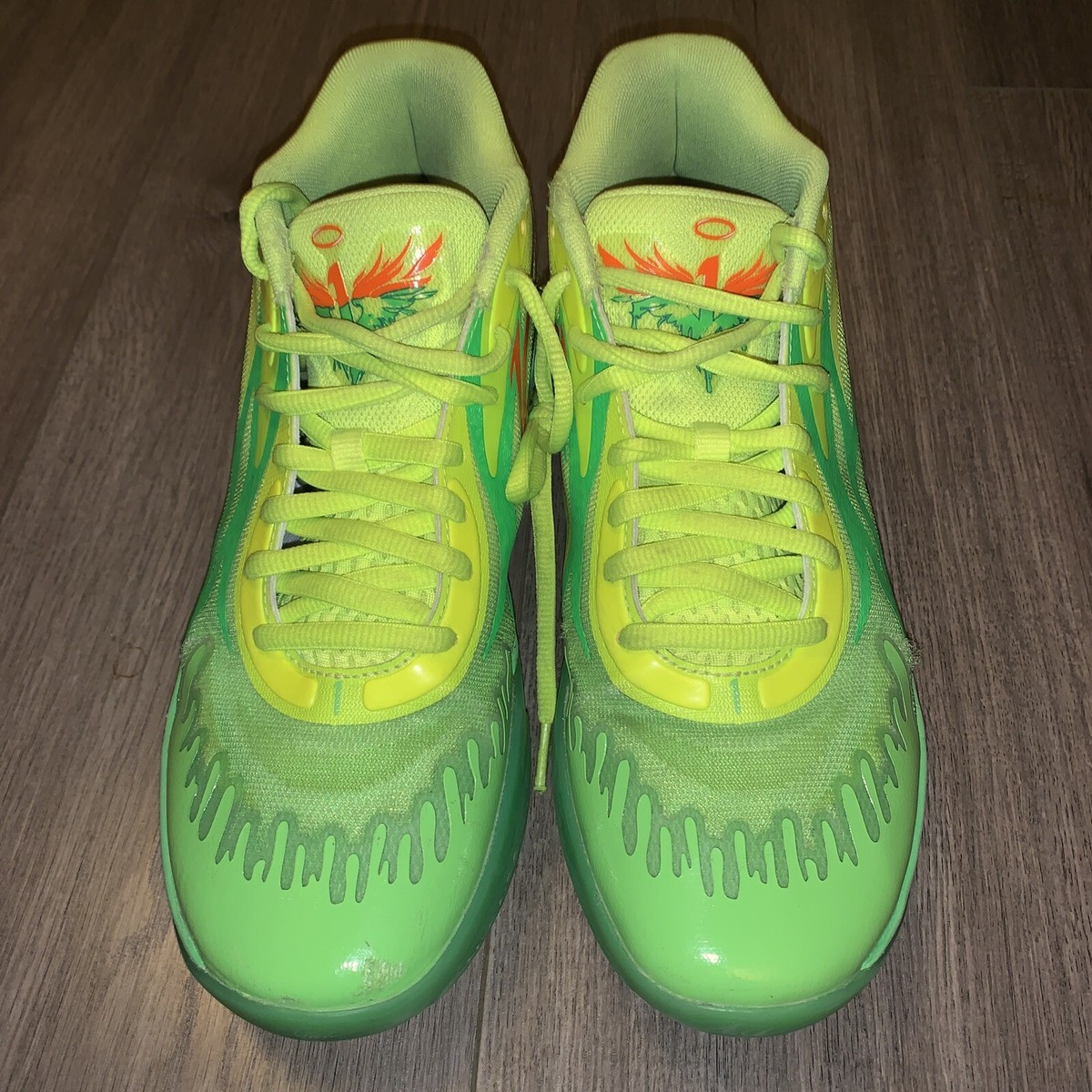 Puma MB.02 M.E.L.O. LaMelo Ball Nickelodeon Slime - Size 9.5