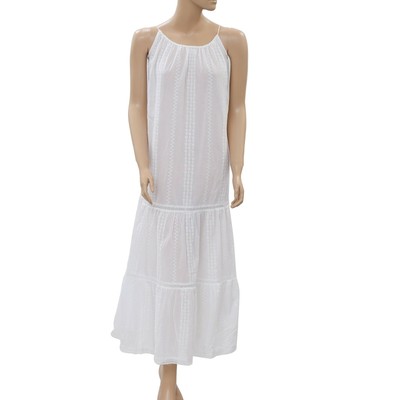 white company maxi dress