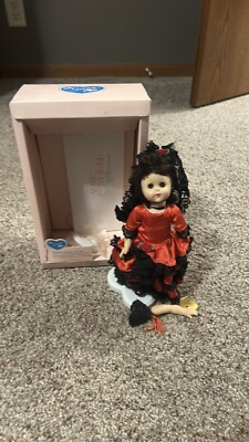 Vintage 1989 Vogue Ginny Doll 8-inch ''Flamenco Dancer'' #71-2660 Red Black Spain 