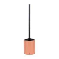 Kela Matsi Wc-Garnitur Keramik Kunststoff Pfirsichrosa Schwarz H 45 Cm