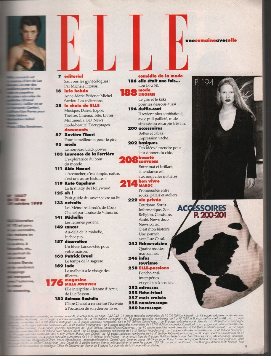ELLE誌 写真集「ELLE - MEMOIRE DE LA MODE」1999 ELLE誌 写真集「ELLE - MEMOIRE DE LA MODE」1999 ELLE誌 写真集