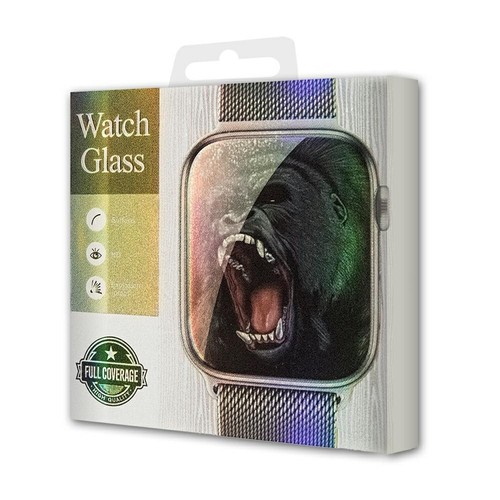 Uniwersalne hartowane prawdziwe szkło 9H folia ochronna Full Glue FOLIA SmartWatch 36mm - Zdjęcie 3 z 5