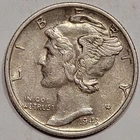 $  .10 1943-S Winged Liberty Mercury Dime AU/MS/BU Uncirculated Condition