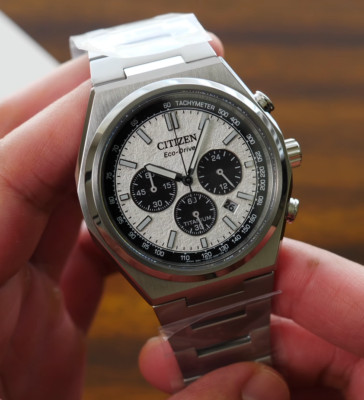 Citizen Super Titanium Sapphire Forza CA4610-85A Chronograph White Dial Watch