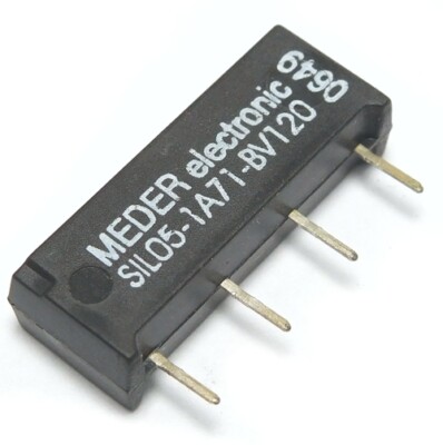 [10pcs] SIL05-1A71-BV120 Reed Relay 5VDC 1A Coil 500Ohm SIL4