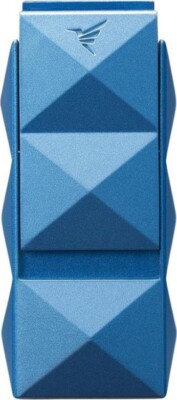 NEW !! COLIBRI QUASAR II TORCH JET 2 FLAME CIGAR LIGHTER w. CIGAR PUNCH / BLUE