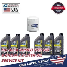 Replace ALFA ROMEO STELVIO & GIULIA 2.0 LITER OIL SERVICE KIT