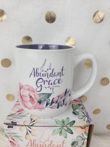 CTA Abundant Grace Mother's Day Floral Ceramic Mug New In Box - Picture 5 of 13