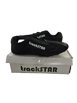 TrackStar Spike Track Shoes Black With Cleats Size 15