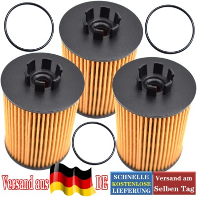 3*Ölfilter Für Opel Agila Combo Astra F G H Corsa B C D Meriva Tigra 1,0 1,2 1,4
