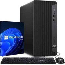 HP G6 Tower Desktop Computer PC Intel i5-10th 64GB Ram 2TB SSD Wi-Fi Windows 11