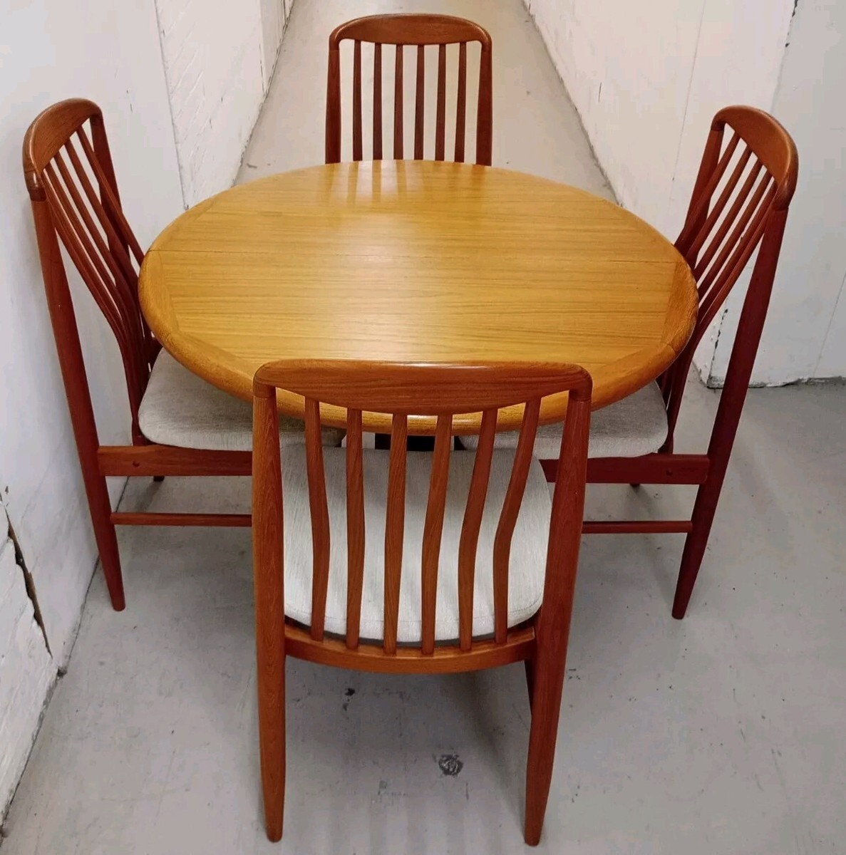 Benny Linden Danish Teak Dining Table And Chairs Mid Century Retro