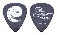 Mr. Big Paul Gilbert Signature Tone Knob Black Guitar Pick - 2012 Solo Tour