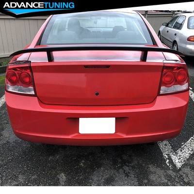 Matte Black ABS Rear Trunk Spoiler Wing For 2006-2010 Dodge Charger (SRT8 Style)