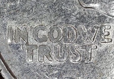 1989 D Washington Quarters Error Coin - Mechanical Doubling OBV & REV Filled "D"