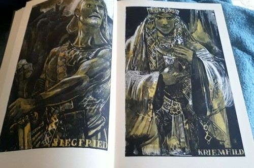 The NIBELUNGENLIED 1961 Heritage Press, German Myths / Legends, HC w/Slipcase - Picture 9 of 11