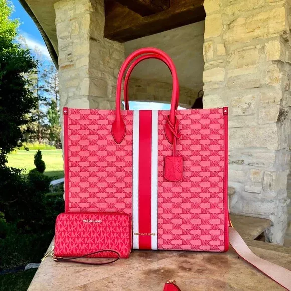 michael kors mirella tote pink