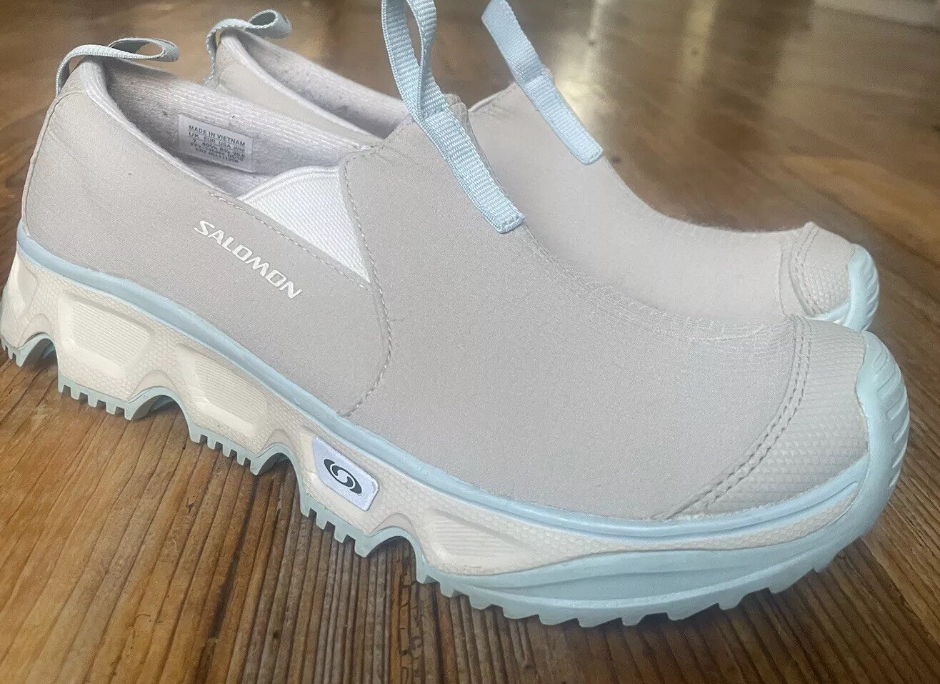 Scarpe Salomon donna RX mocassino da neve slipon grigio 43 2 3 US 8 5 M dopo sci