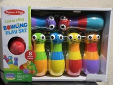 Melissa  Doug Cute as a Bug Bowling Set Kids Indoor Outdoor Game /8 Pieces